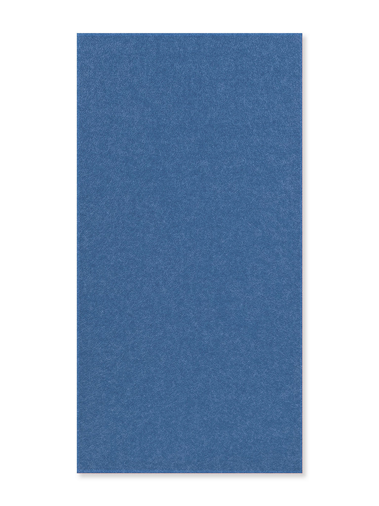 Akustik-Filzpaneel Ozeanblau – 52 × 104 cm, mit Fase