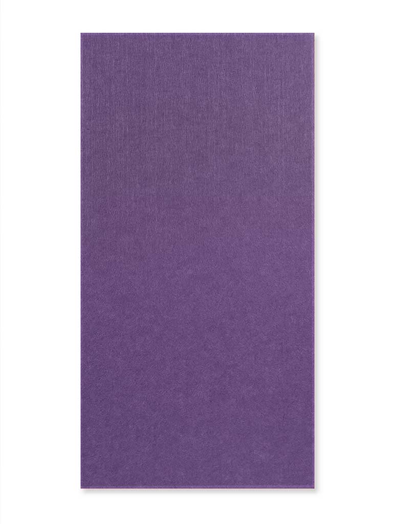 Akustik-Filzpaneel Pflaumenlila – 52 × 104 cm, mit Fase