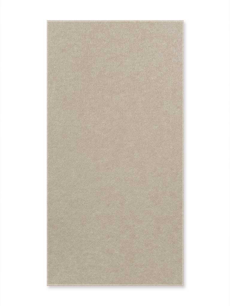 Akustik-Filzpaneel Sandbeige – 52 × 104 cm, mit Fase