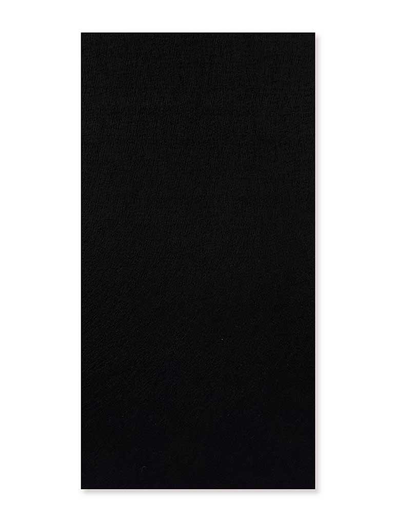 Akustik-Filzpaneel Tiefschwarz – 52 × 104 cm, mit Fase