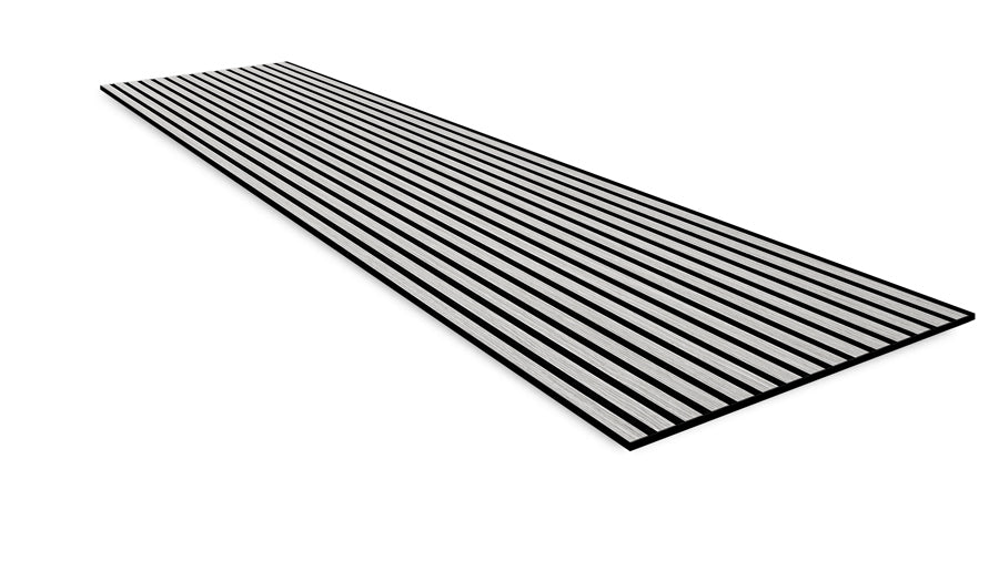 Akustikpaneel Eiche grau Echtholzfurnier – 244 × 60 cm, 10 mm