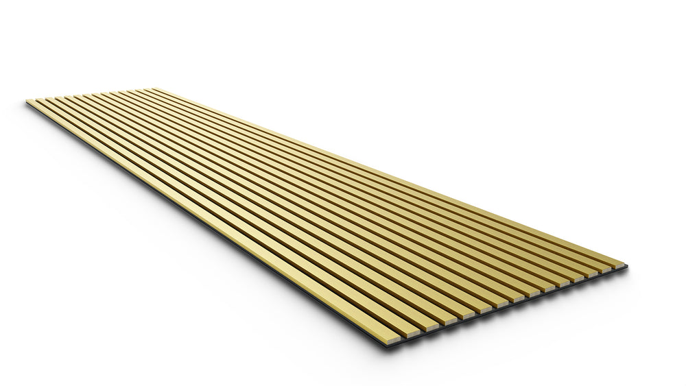 Akustikpaneel Gold – 260 × 60 cm, 17 mm