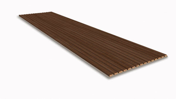 Akustikpaneel Nussbaum schwarz – 244 × 60 cm, 10 mm