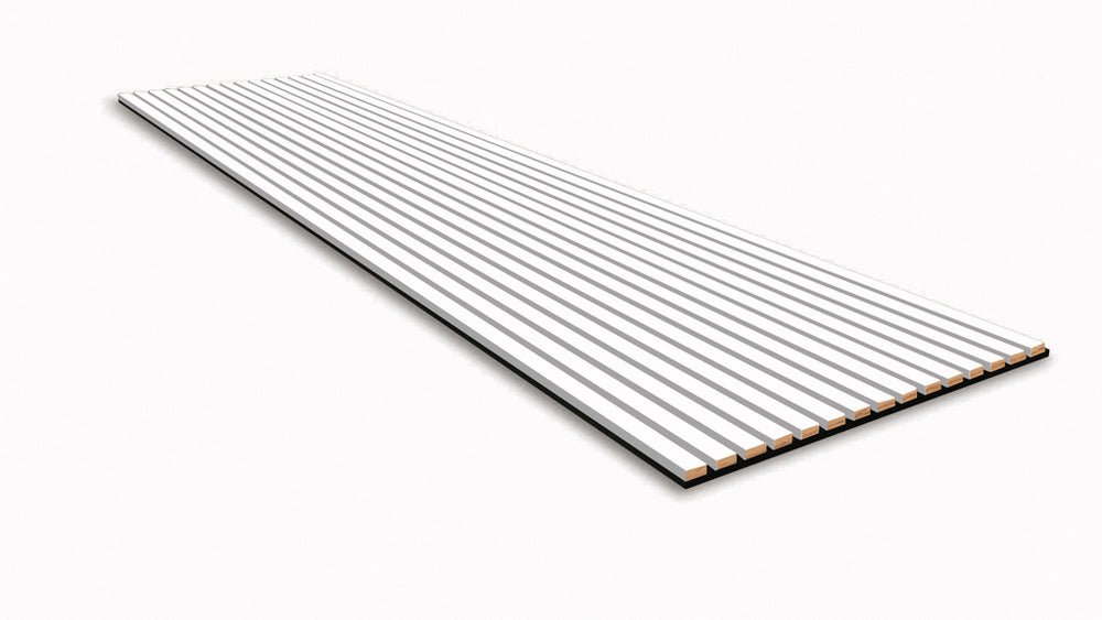 Akustikpaneel Weiß – 260 × 60 cm, 17 mm