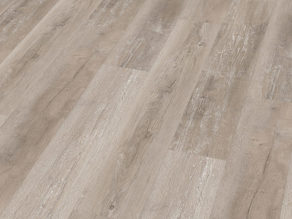 Klick-Vinyl Gaborone Eiche – Landhausdiele 4,5 mm mit Trittschall