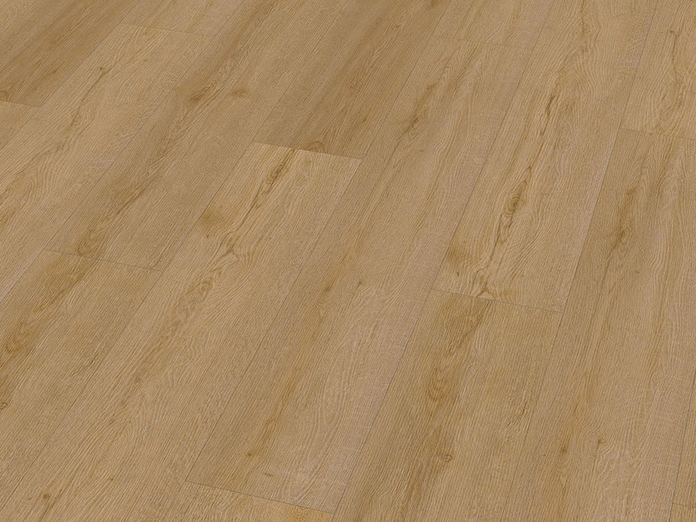 Klick-Vinyl Lohe Eiche – Landhausdiele 5 mm mit Trittschall