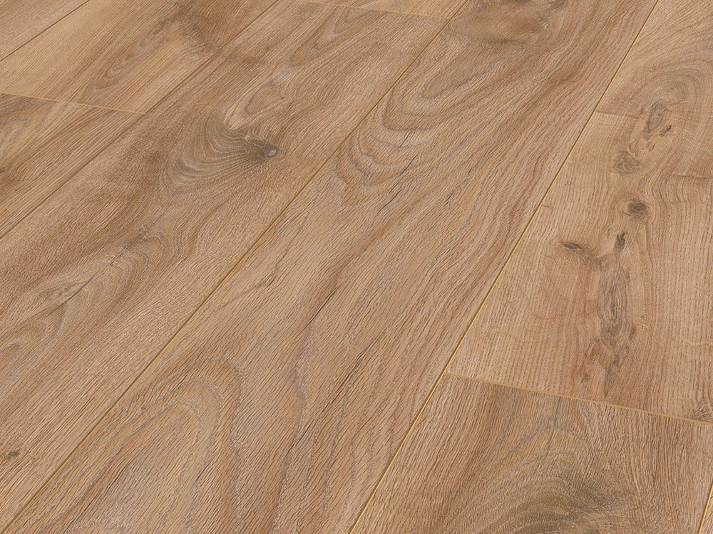 Laminat Perlacher Eiche – Landhausdiele 11 mm mit Trittschall (Kork)