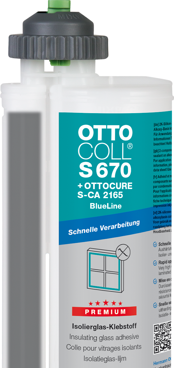 OTTOCOLL® S 670 – Das Premium-2K-Silikon für das geklebte Fenster mit höherer Aussteifung