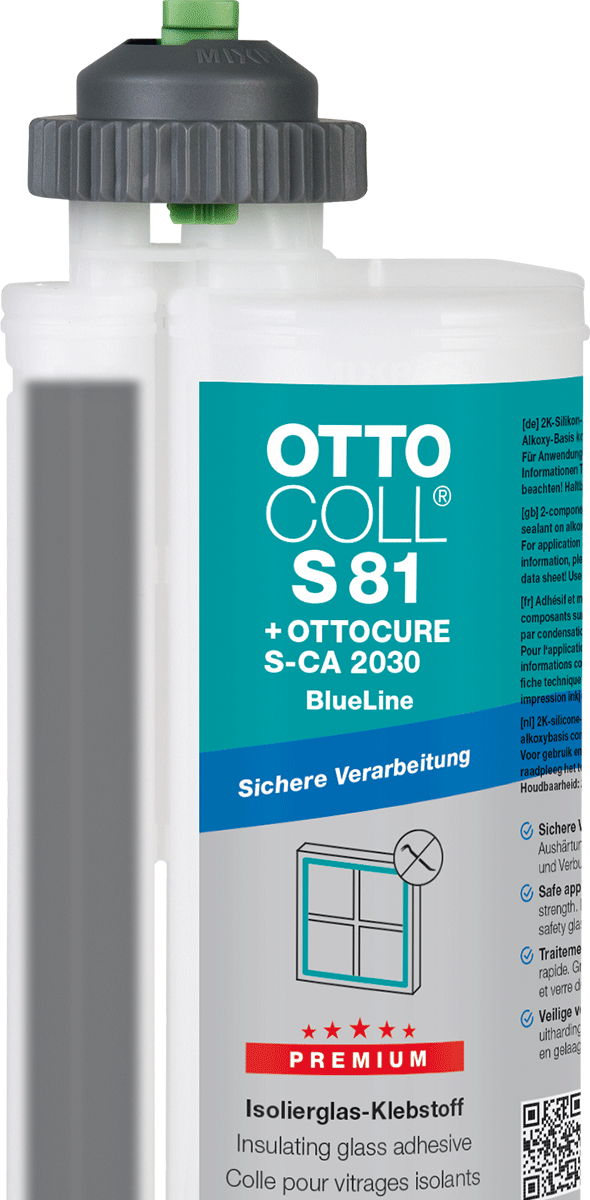 OTTOCOLL® S 81 – Das Premium-2K-Silikon für das geklebte Fenster