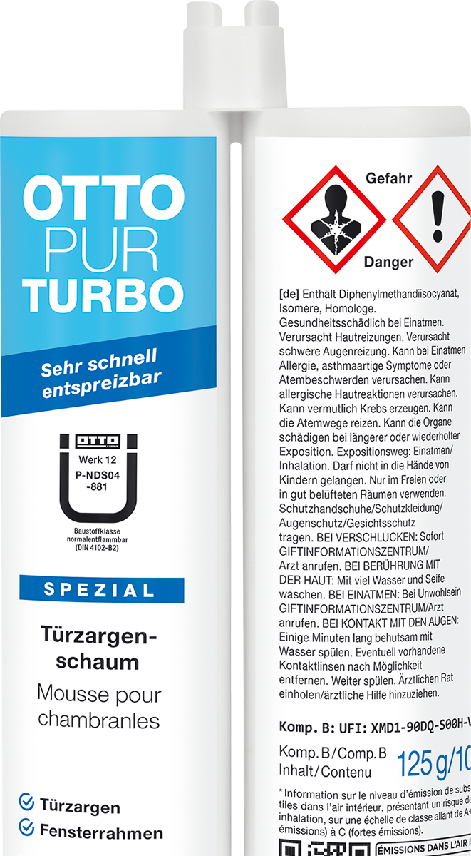 OTTOPUR Turbo – Der Türzargenschaum