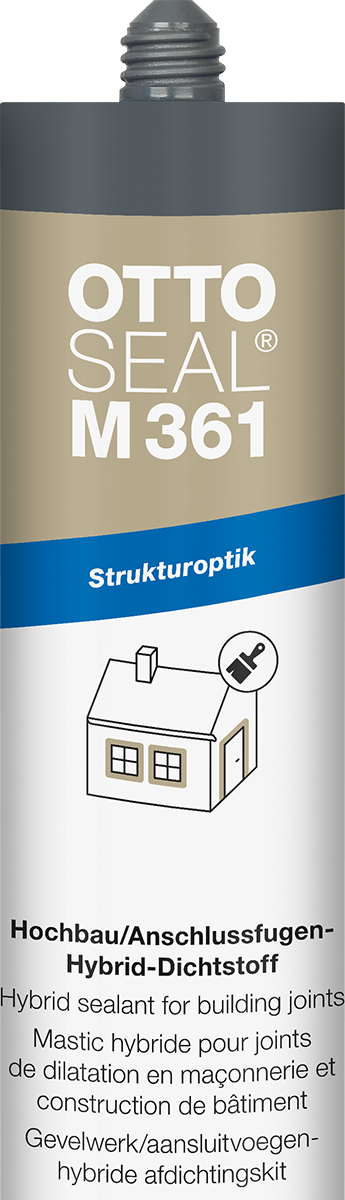 OTTOSEAL® M 361 – Der Struktur-Hybrid-Dichtstoff für Hochbau/Anschlussfugen