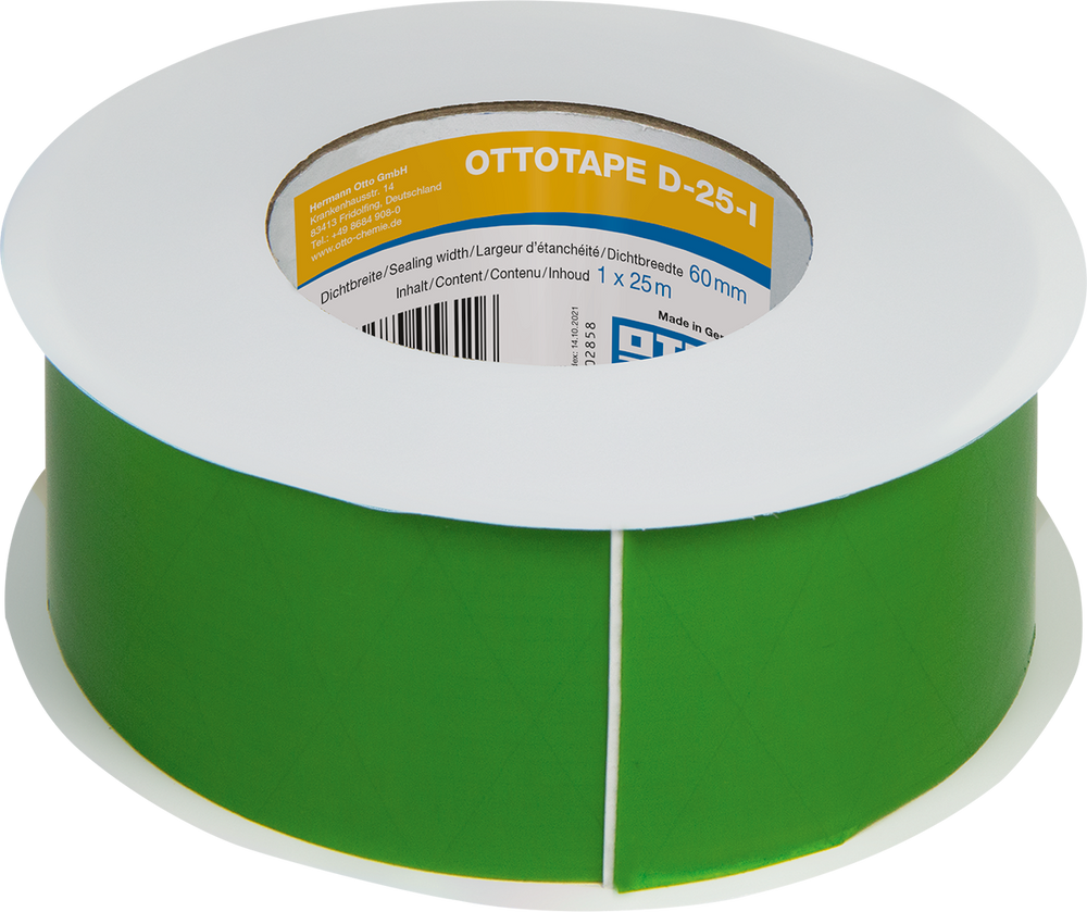 OTTOTAPE D-25-I Folienklebeband – Das Folienklebeband für Dampfsperren und Dampfbremsen