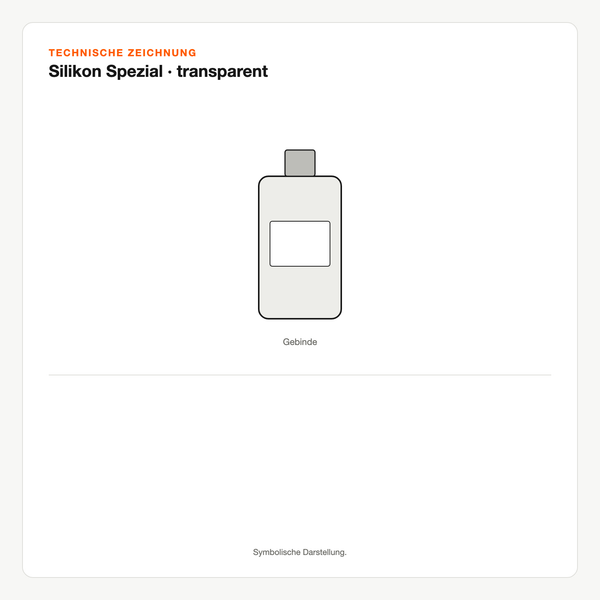 Technische Zeichnung: Silikon Spezial | transparent