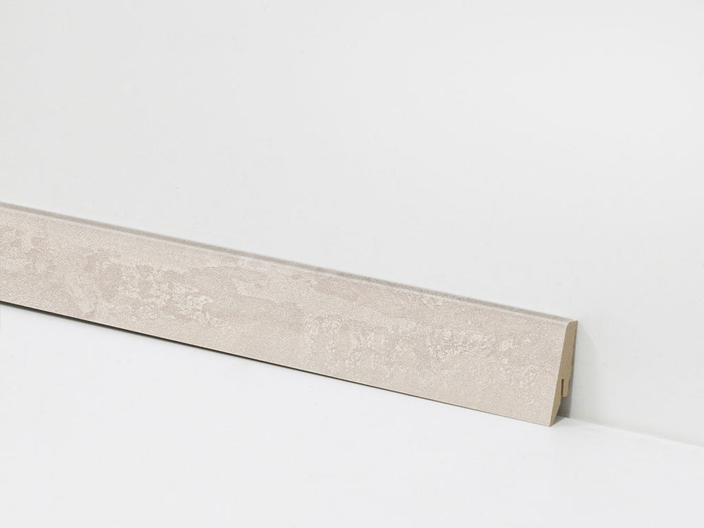 Sockelleiste 58 mm Steinoptik creme – Dekor-Nr. 5114