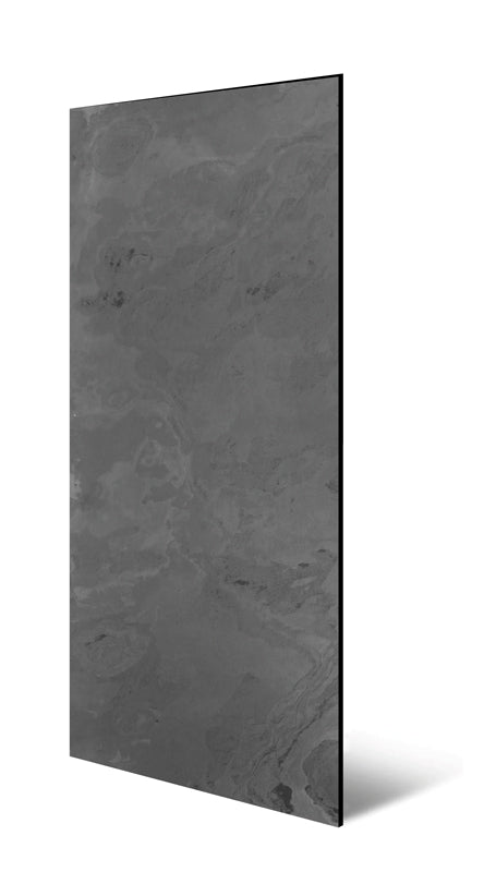 Stein-Wandpaneel Schiefer schwarz – modular, 52 × 104 cm
