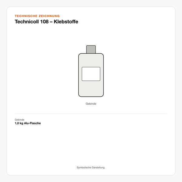 Technische Zeichnung: Technicoll® 108 – Klebstoffe