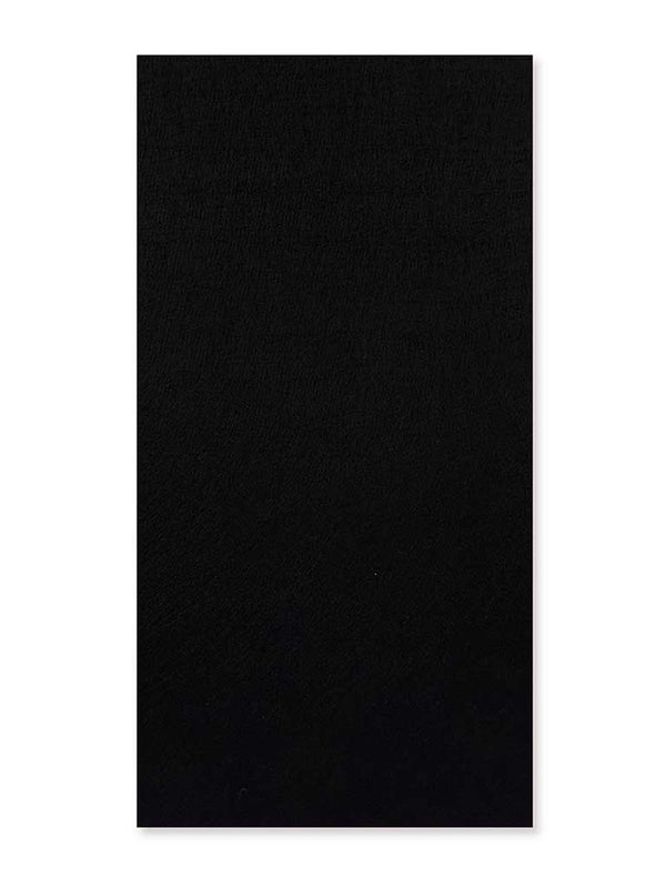 Akustik-Filzpaneel Tiefschwarz – 52 × 104 cm, mit Fase