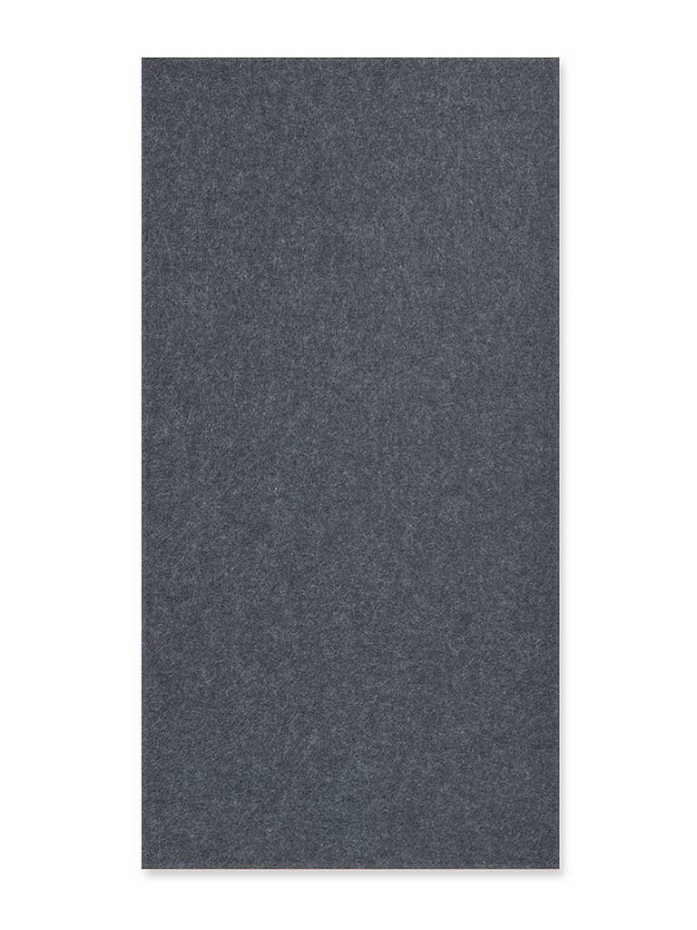 Akustik-Filzpaneel Urbangrau – 52 × 104 cm, mit Fase