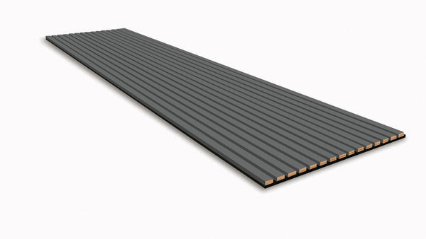 Akustikpaneel Anthrazitgrau – 260 × 60 cm, 17 mm