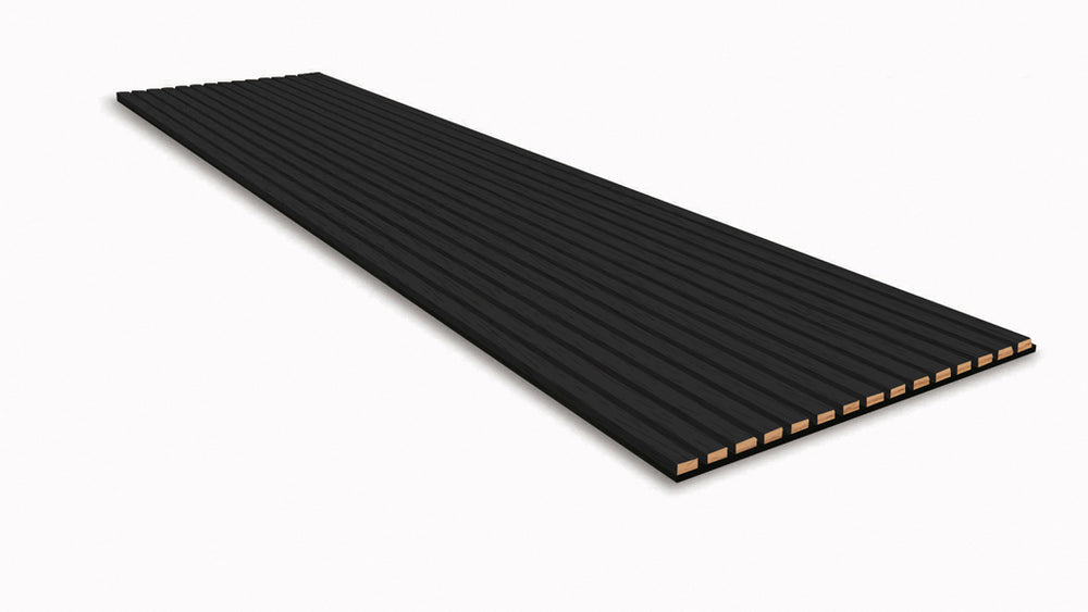 Akustikpaneel Schwarz – 260 × 60 cm, 17 mm