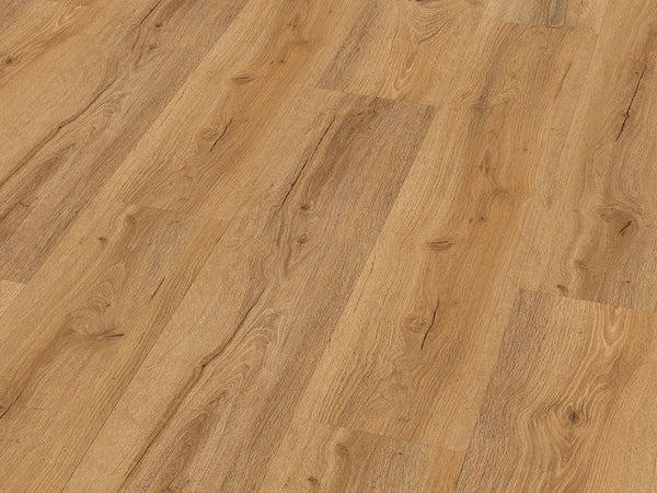 Klick-Vinyl Agullana Eiche – Breitdiele 5 mm mit Trittschall (Kork)