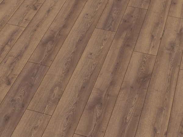 Laminat Berg Eiche braun – Lang- & Breitdiele 10 mm mit Feuchteschutz
