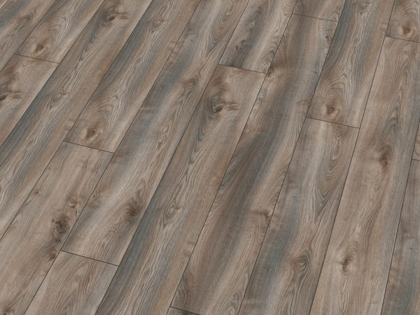 Laminat Makro Eiche Grau – Lang- & Breitdiele 10 mm mit Feuchteschutz