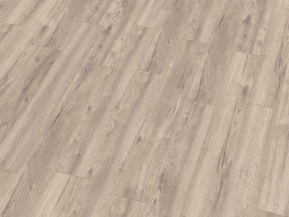 Laminat Petterson Eiche beige – Landhausdiele 12 mm mit Feuchteschutz
