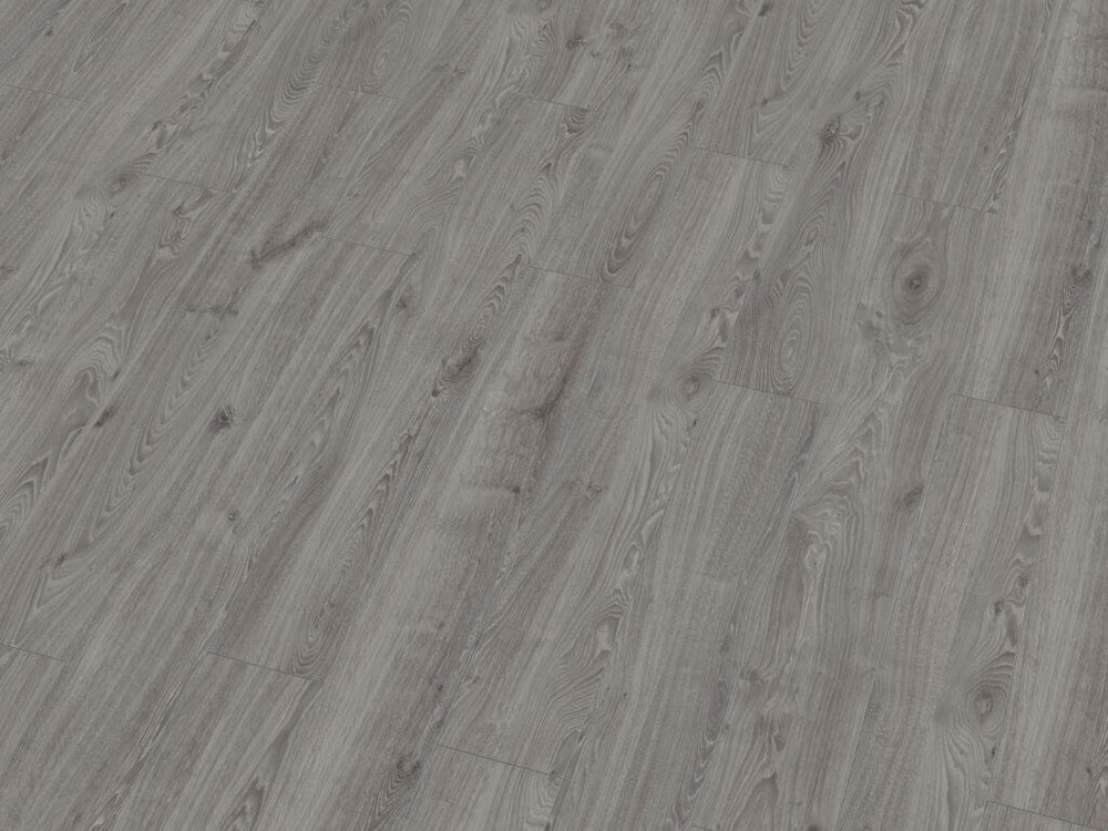 Laminat Timeless Oak Grau – Landhausdiele 12 mm mit Feuchteschutz