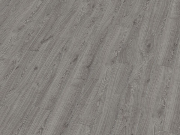 Laminat Timeless Oak Grau – Landhausdiele 12 mm mit Feuchteschutz