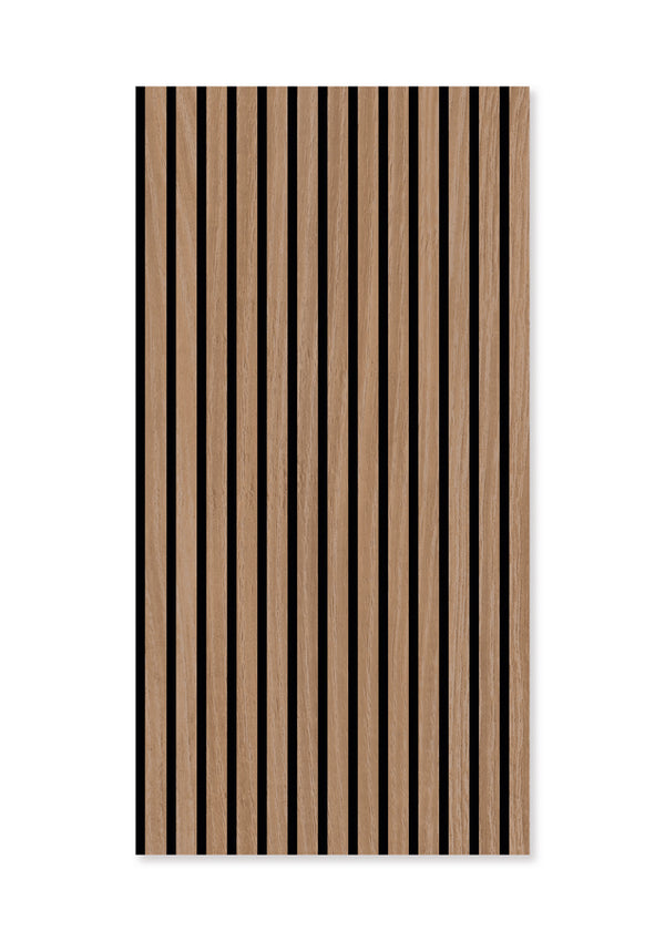 Modulares Akustik-Wandpaneel Davert Eiche MDF – 52 × 104 cm
