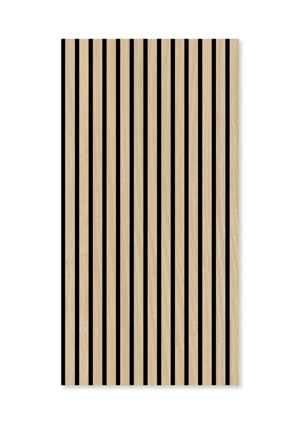 Modulares Akustik-Wandpaneel Fanal Eiche MDF – 52 × 104 cm