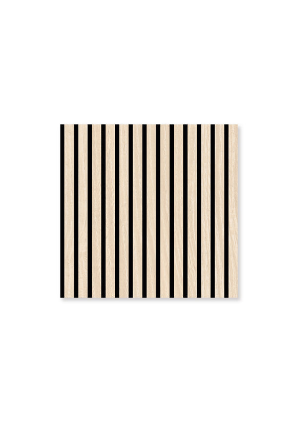 Modulares Akustik-Wandpaneel Letea Eiche MDF – 52 × 52 cm