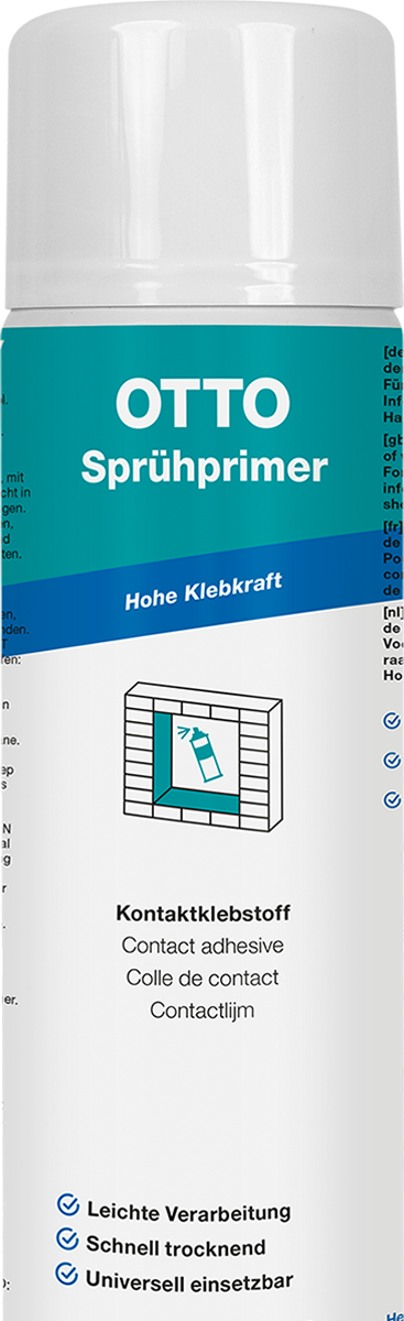 OTTO Sprühprimer – Der Kontaktklebstoff für die Montage der Bauanschlussbänder