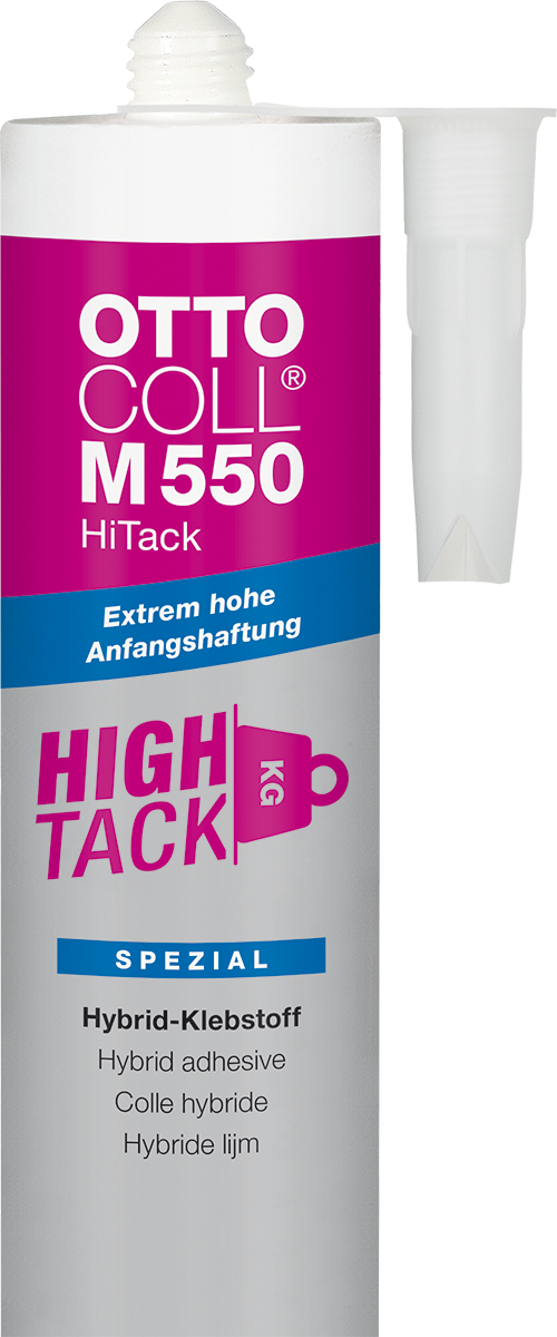 OTTOCOLL® M 550 HiTack – Der Hybrid-Klebstoff mit extrem hoher Anfangshaftung