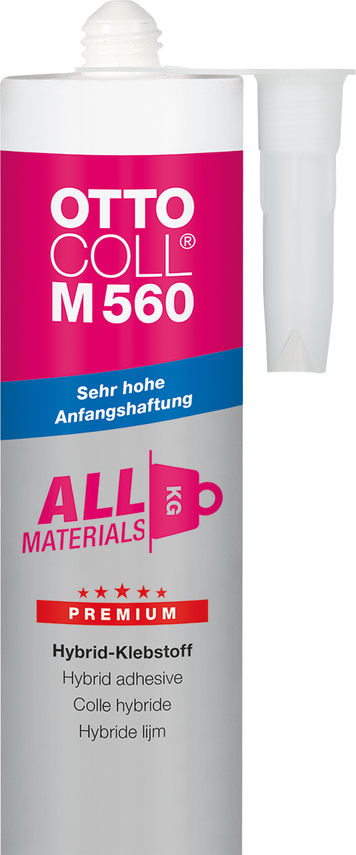 OTTOCOLL® M 560 – Der universelle Premium-Hybrid-Klebstoff mit sehr hoher Anfangshaftung