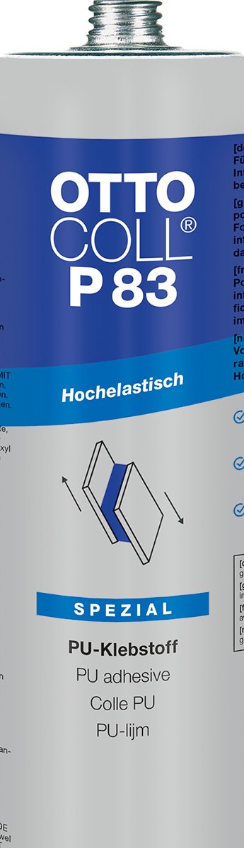 OTTOCOLL® P 83 – Der hochelastische PU-Klebstoff