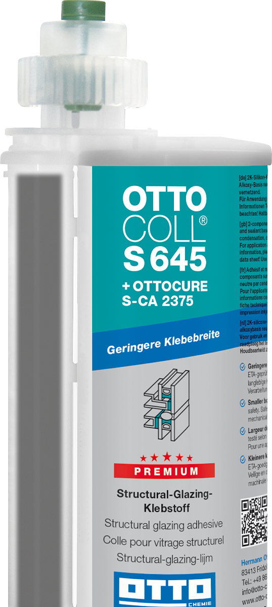 OTTOCOLL® S 645 – Das Premium-2K-Silikon für Structural-Glazing