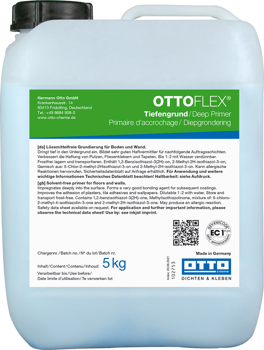 OTTOFLEX® Tiefengrund – Die haftverbessernde Grundierung zur Verfestigung des Untergrunds