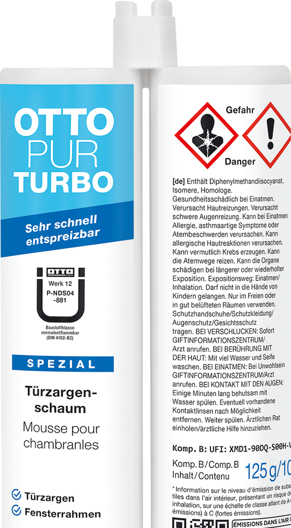 OTTOPUR Turbo – Der Türzargenschaum