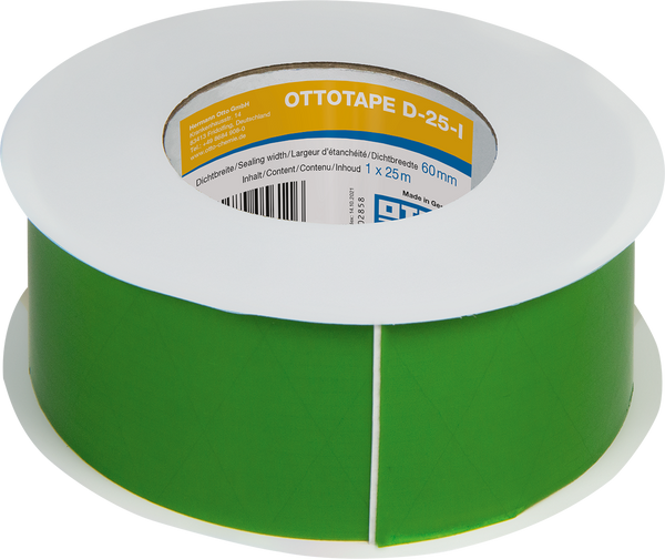 OTTOTAPE D-25-I Folienklebeband – Das Folienklebeband für Dampfsperren und Dampfbremsen