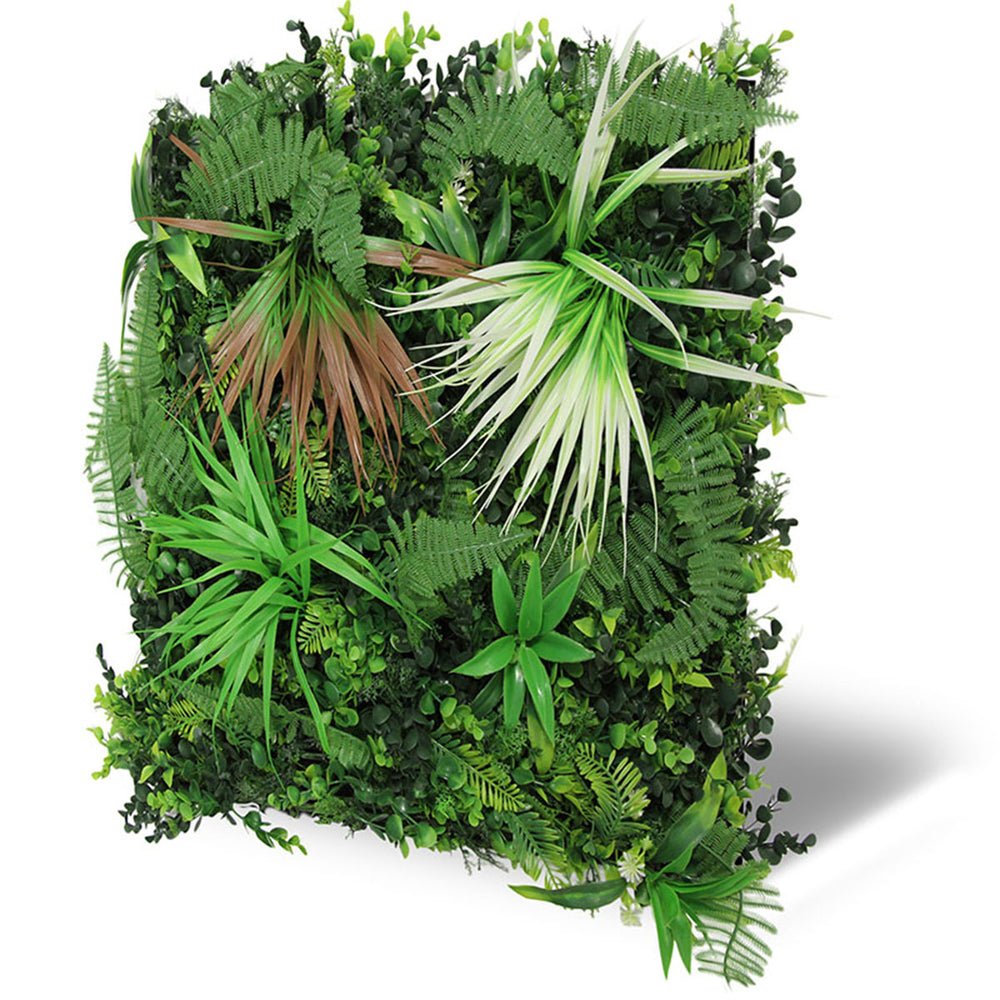 Pflanzen-Wandpaneel Exotic Mixed Flora – modular, 52 × 52 cm