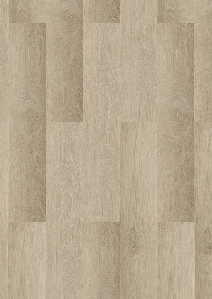 PVC-freier Klick-Designboden Luma Eiche – Breitdiele mit Trittschall