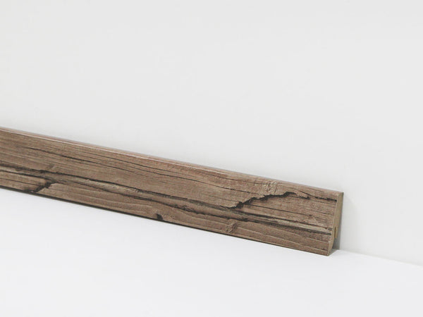 Sockelleiste 58 mm Holzoptik Altholz braun – Dekor-Nr. 6508