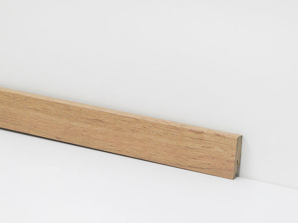 Sockelleiste 58 mm Holzoptik Eiche natur – Dekor-Nr. 2044
