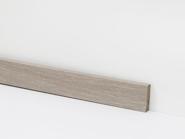 Sockelleiste 58 mm Holzoptik grau-beige – Dekor-Nr. 6501