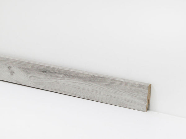 Sockelleiste 58 mm Holzoptik grau – Dekor-Nr. 2056