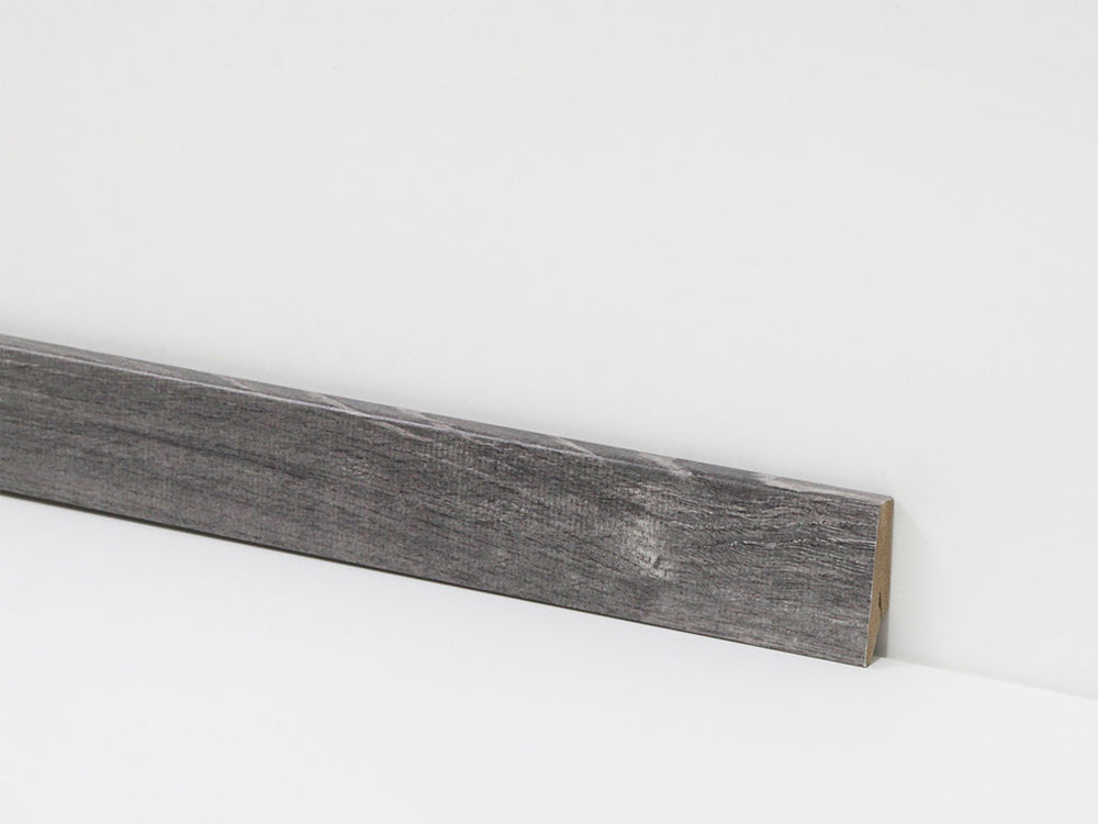 Sockelleiste 58 mm Holzoptik grau rustikal – Dekor-Nr. 8041