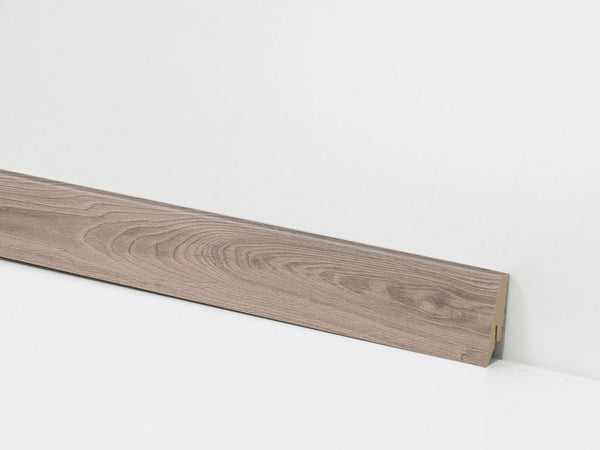 Sockelleiste 58 mm Holzoptik graubeige – Dekor-Nr. 8219