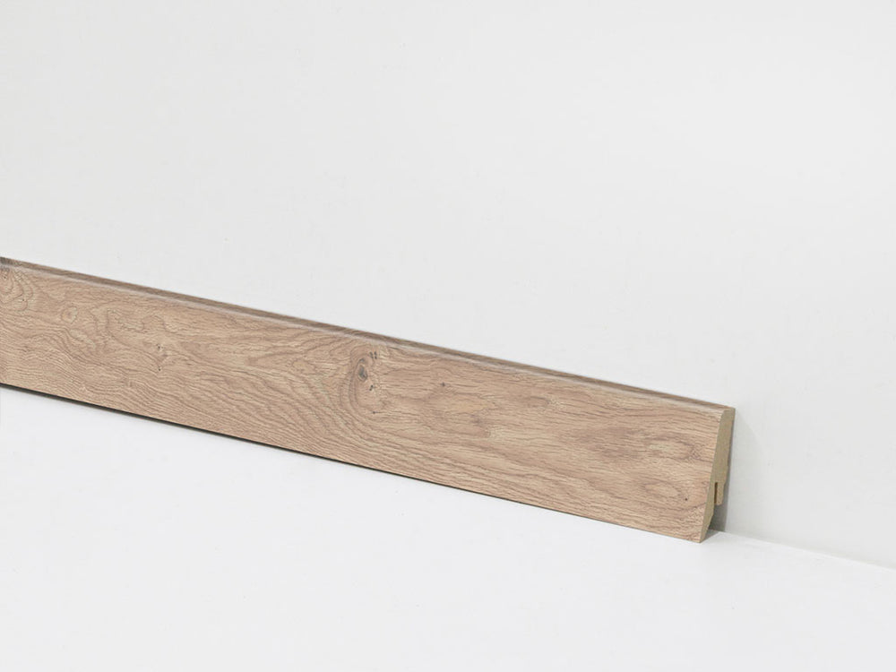 Sockelleiste Brill Eiche 58 mm – passend zum Laminat